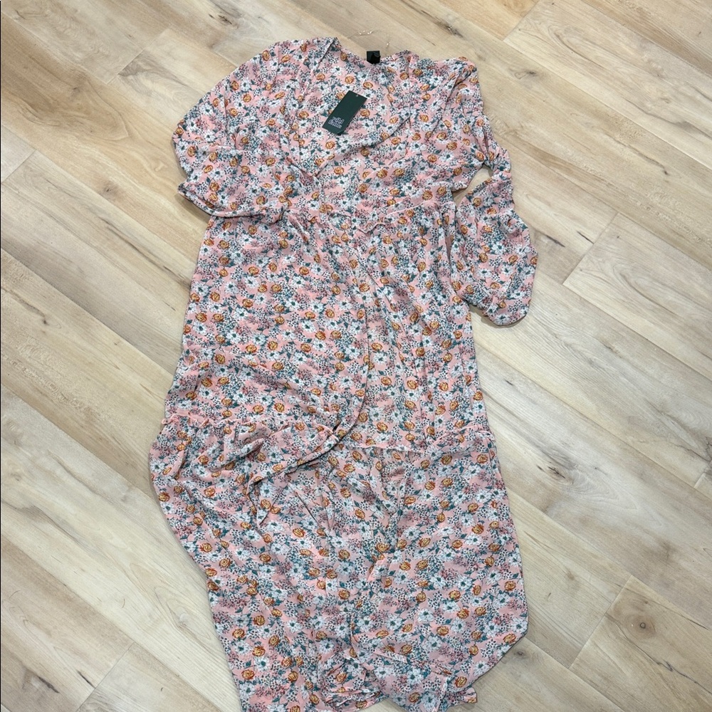 NWT Floral Maxi Kimono